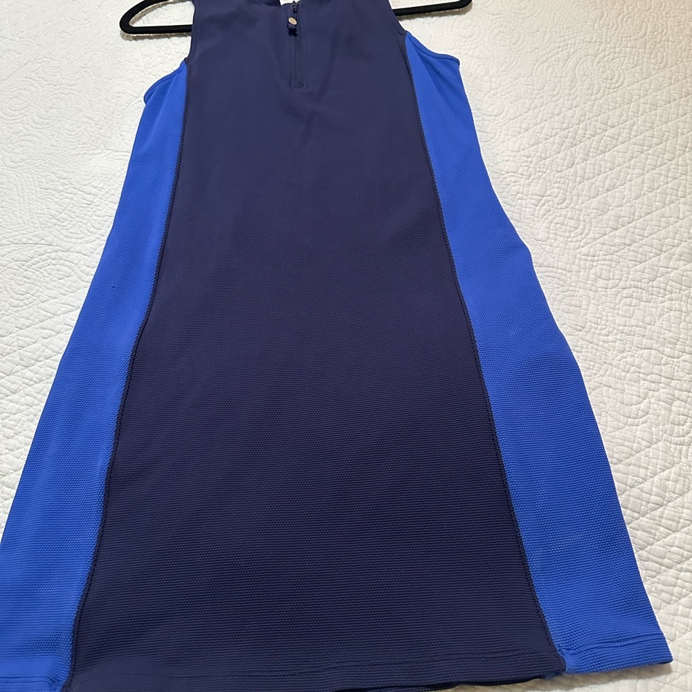 Tommy Bahama Navy and Blue Mini Dress Size XXS